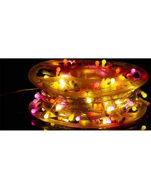 Rainbow Berry Lights 400 Piece LED Christmas Lights on Reel