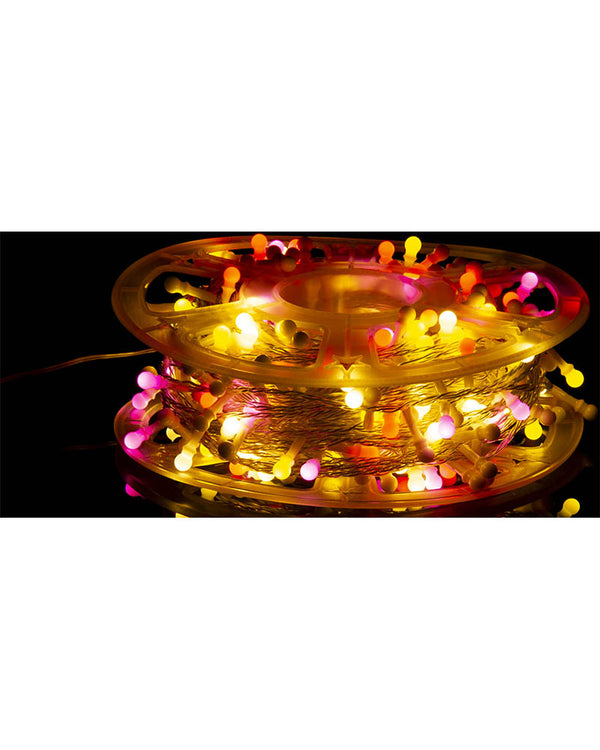 Rainbow Berry Lights 400 Piece LED Christmas Lights on Reel