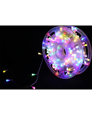 Rainbow Berry Lights 400 Piece LED Christmas Lights on Reel