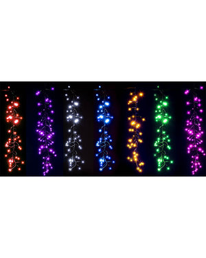 Rainbow Cluster Drops 672 Piece LED Christmas Lights 5.2m