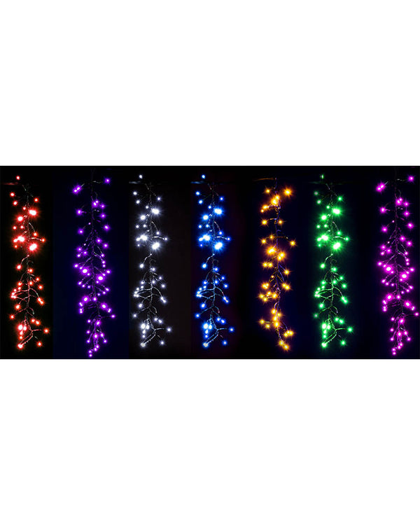 Rainbow Cluster Drops 672 Piece LED Christmas Lights 5.2m