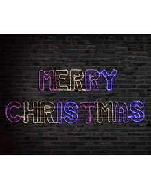 Carnival Giant Merry Christmas Ropelight LED Christmas Lights