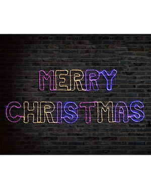 Carnival Giant Merry Christmas Ropelight LED Christmas Lights