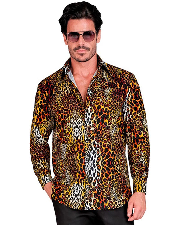Leopard Animalier Mens Shirt