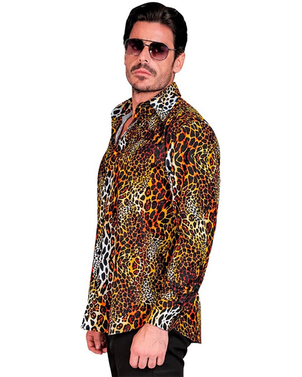 Leopard Animalier Mens Shirt