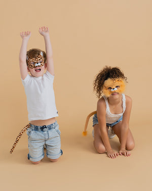 Leopard Deluxe Mask and Tail Set
