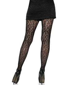 Leopard Net Stockings