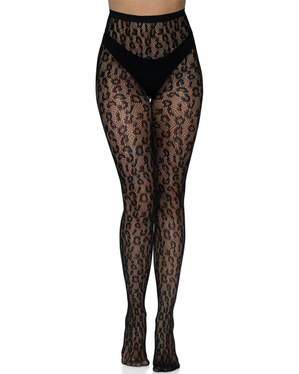 Leopard Net Stockings