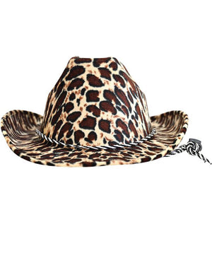Leopard Print Cowboy Hat