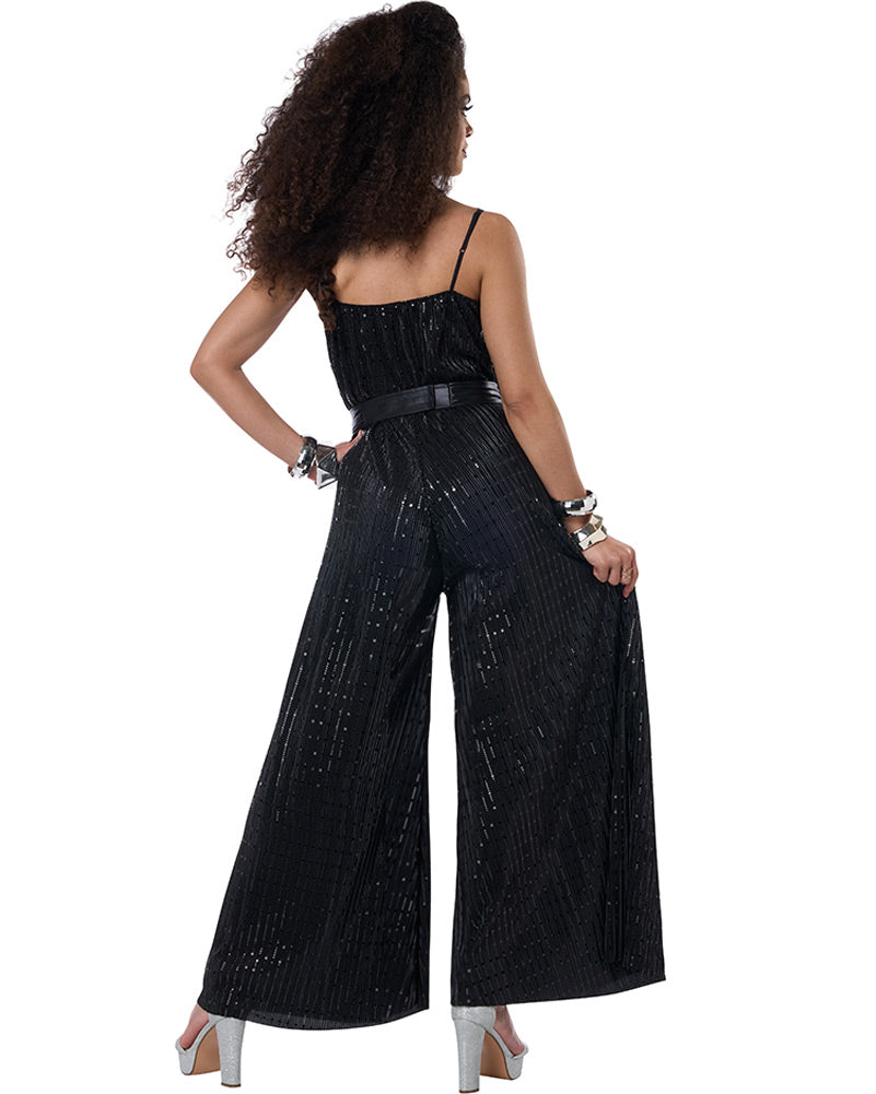 70s Lets Dance Disco Jumpsuit Womens Costume