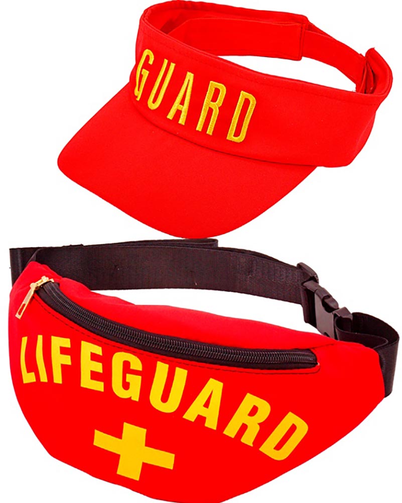 Lifeguard Visor and Bumbag Set