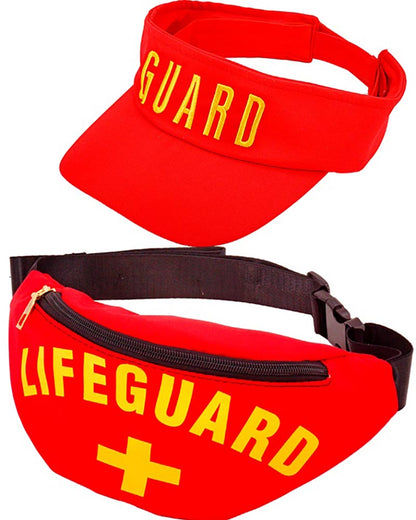 Lifeguard Visor and Bumbag Set