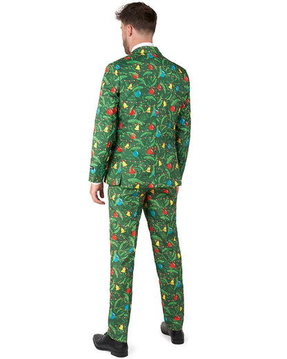 Light Up Green Christmas Tree Mens Suitmeister