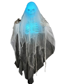 Light Up Hanging Skeleton Halloween Animatronic 1.1