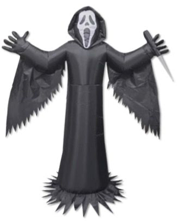 Light Up Scream Ghost Face Lawn Inflatable 1.8m