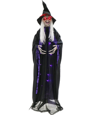 Light Up Standing Witch Decoration 1.8m