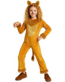 Lion Jumpsuit Girls Costume