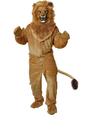 Lion Mascot Adult Costume