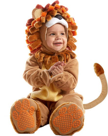 Lion Baby Toddler and Kids Costume with Plush Zebra
