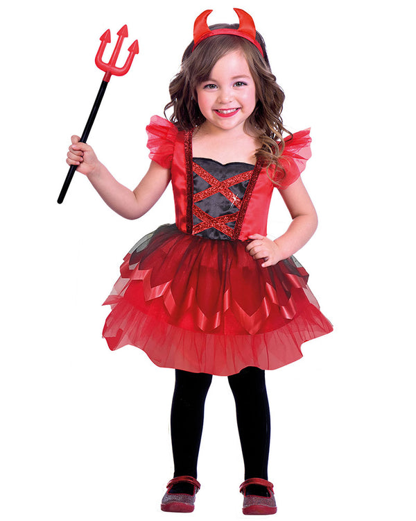 Little Devil Girls Costume 12-24 Months
