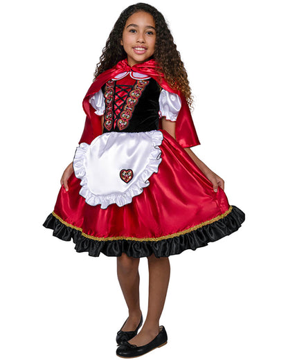 Little Red Deluxe Girls Costume