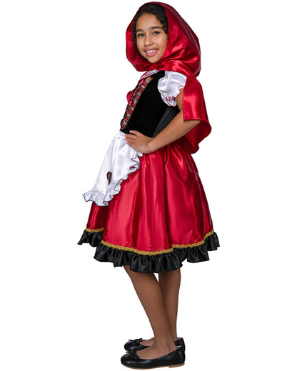 Little Red Deluxe Girls Costume