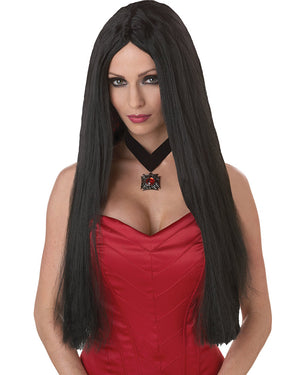 Gothic Long Black Wig