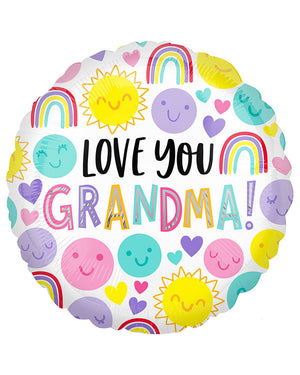Love You Grandma Foil Balloon 45cm