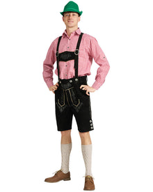 Ludwig Authentic Oktoberfest Leather Lederhosen Plus Size Mens Costume