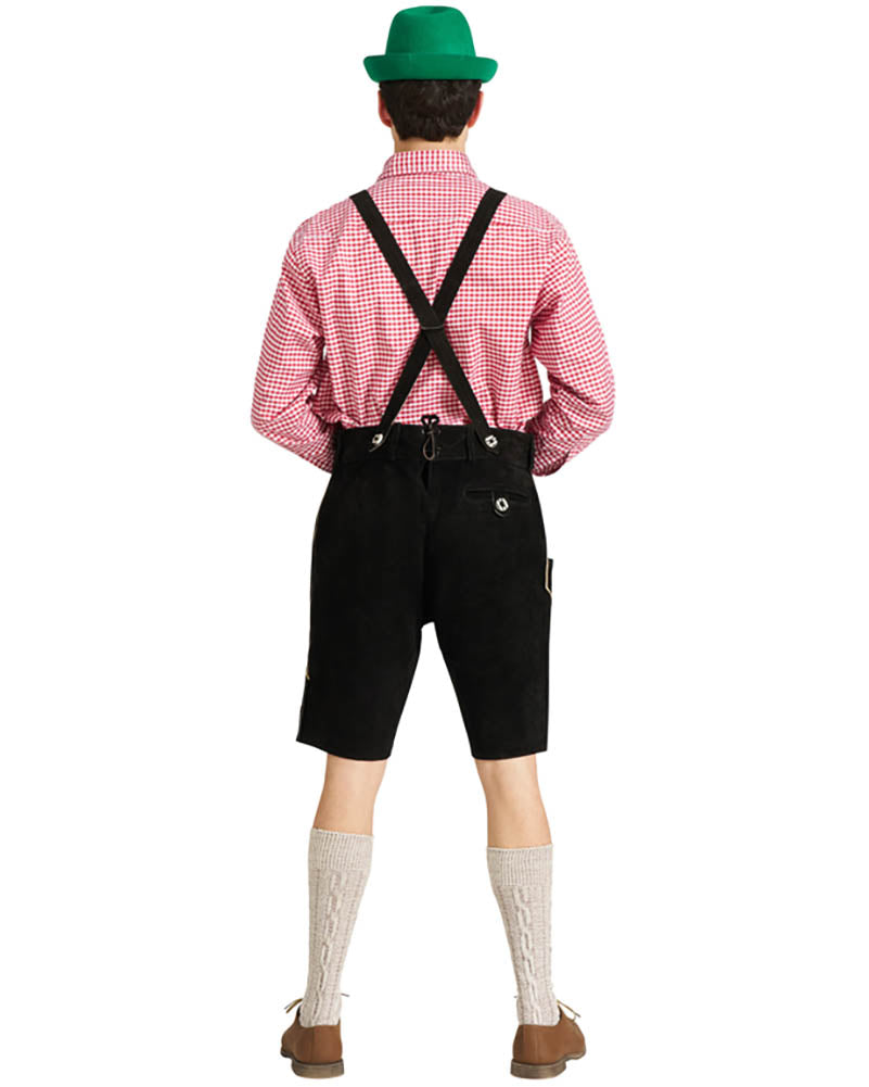 Ludwig Authentic Oktoberfest Leather Lederhosen Plus Size Mens Costume