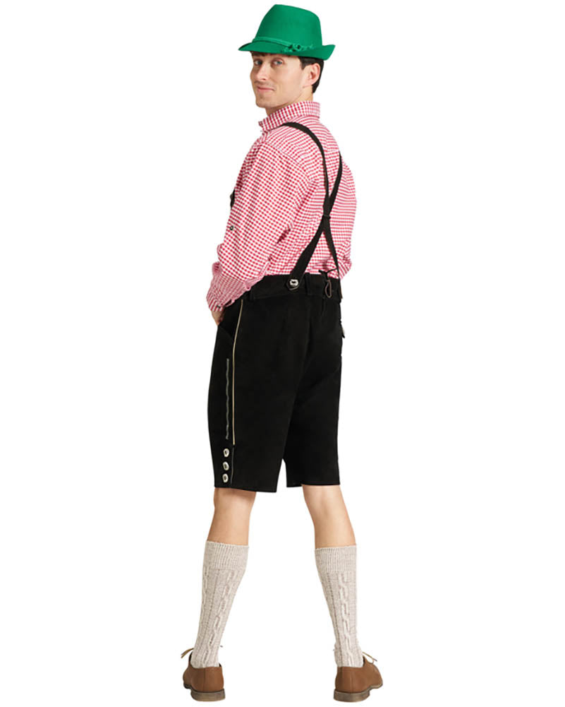 Ludwig Authentic Oktoberfest Leather Lederhosen Plus Size Mens Costume