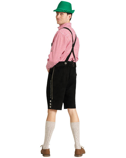 Ludwig Authentic Oktoberfest Leather Lederhosen Plus Size Mens Costume
