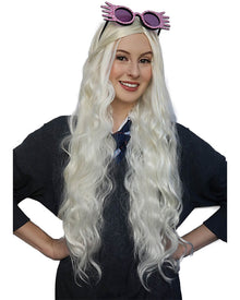 Luny Deluxe Long White Blonde Wig
