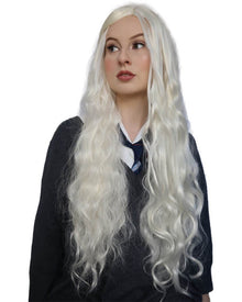 Luny Deluxe Long White Blonde Wig