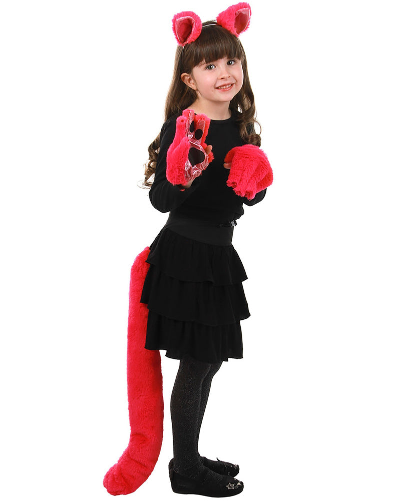 Magenta Anime Deluxe Cat Tail