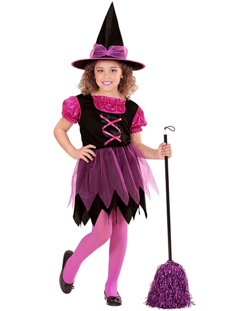 Magenta Witch Girls Costume