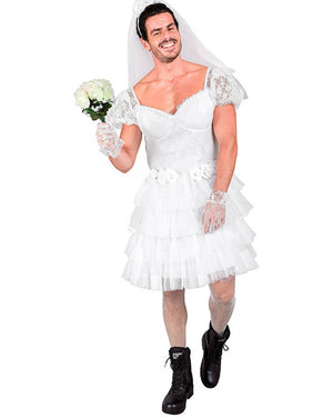 Male Bride Mens Costume