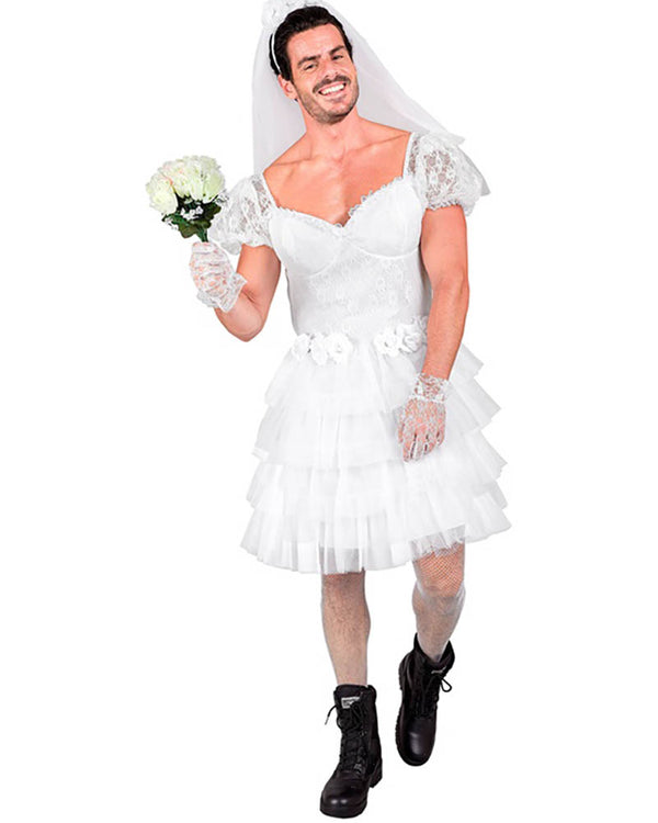 Male Bride Mens Costume