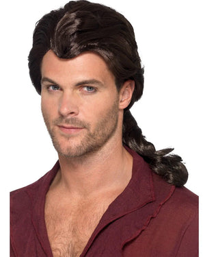 Marauder Pirate Brown Ponytail Wig