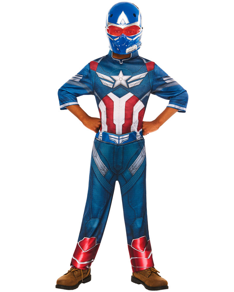 Marvel Captain America Brave New World Boys Costume