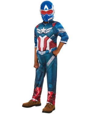 Marvel Captain America Brave New World Deluxe Boys Costume