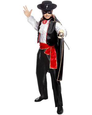 Masked Bandit Hero Mens Costume