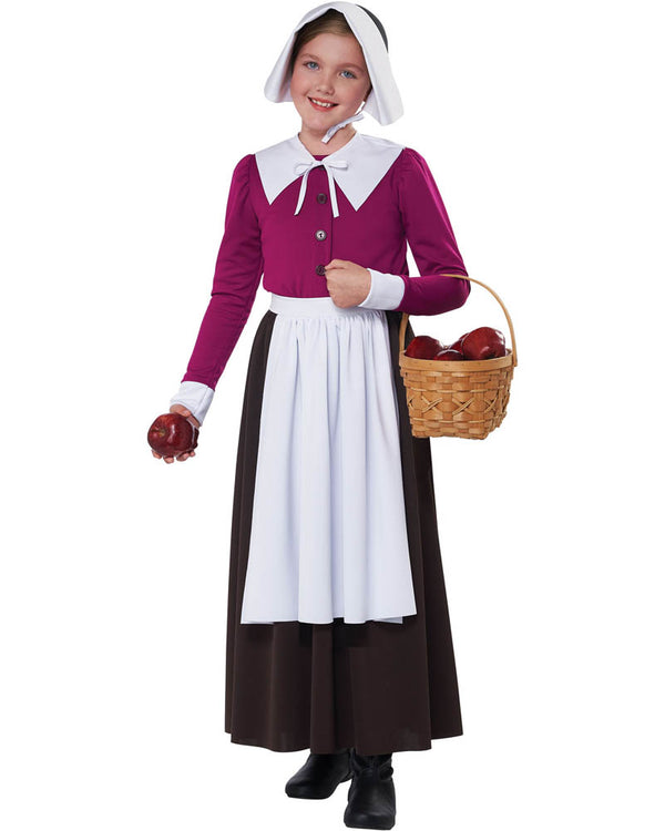 Mayflower Pilgrim Girls Costume