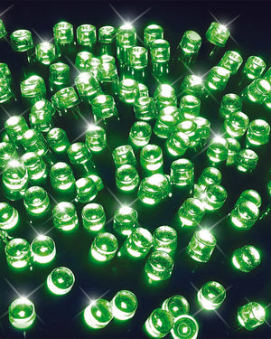 Flashing Mean Green 400 Piece LED Christmas Fairy Lights