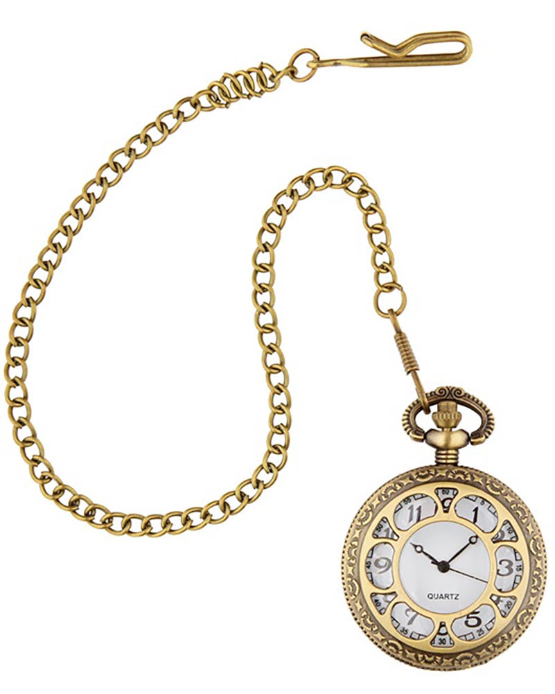 Mechanical Pocket Watch with Chain Prop