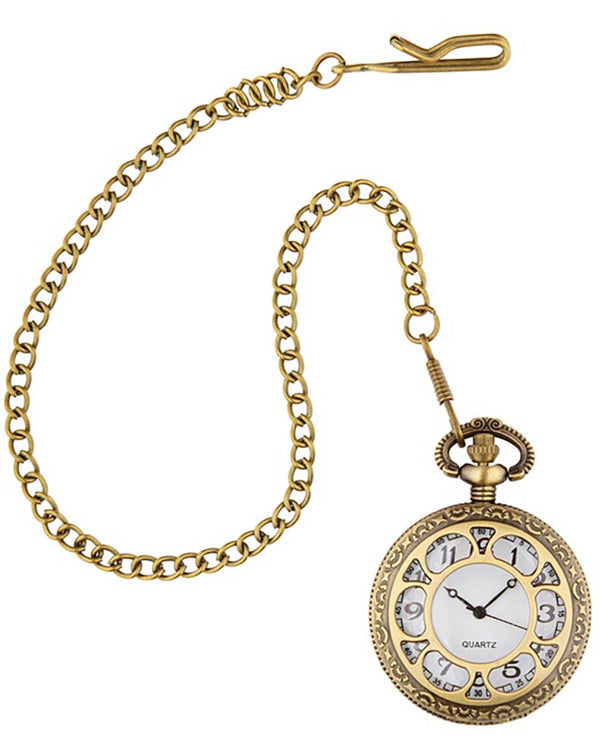 Mechanical Pocket Watch with Chain