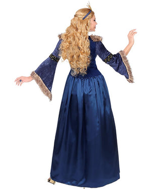 Elegant Medieval Queen Womens Costume