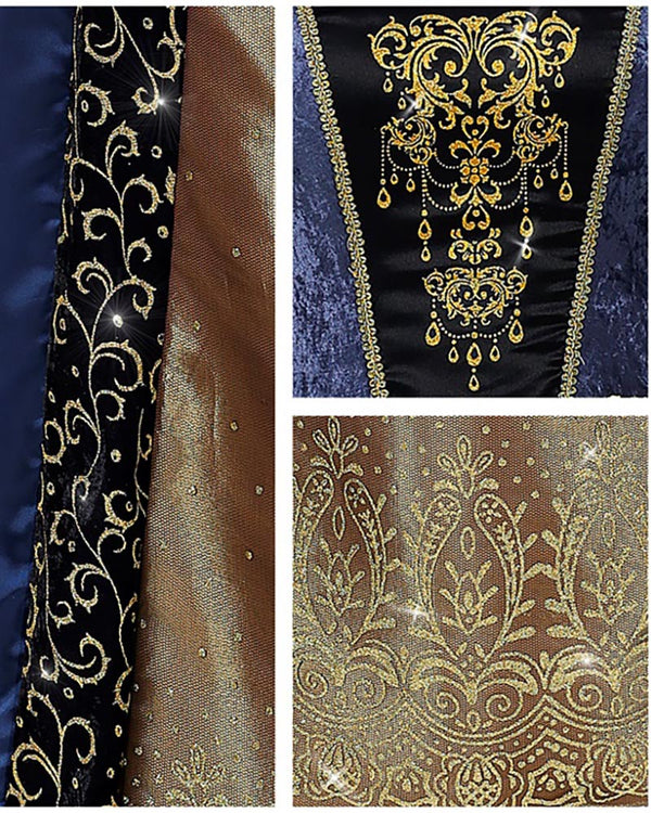Elegant Medieval Queen Womens Costume