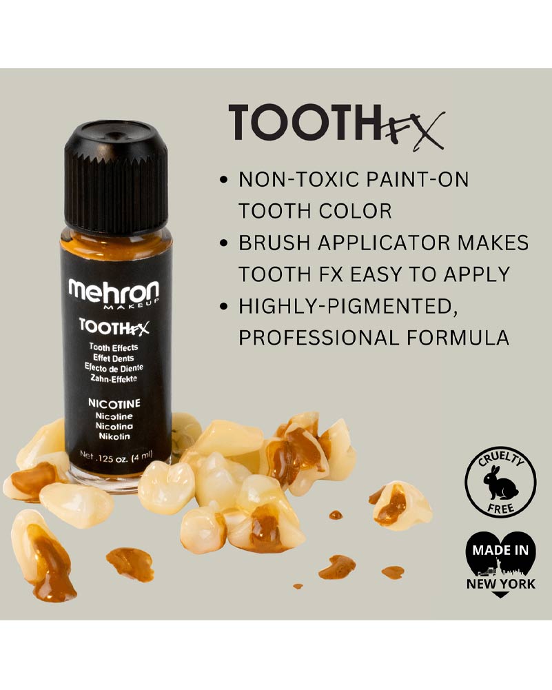 Mehron Tooth FX Nicotine Carded 4ml