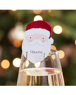 Merry Everything Christmas Santa Drink Toppers Pack of 12